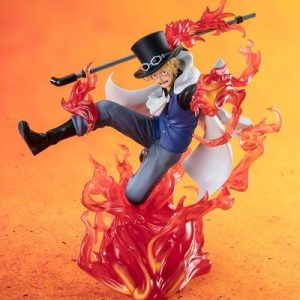 One Piece Figuarts ZERO Extra Battle Estatua PVC Sabo Fire Fist Rook Check 19 cm