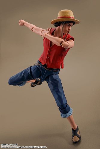 One PieceFigura S.H. Figuarts Monkey D. Luffy (Netflix) 14 cm - Imagen 5