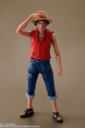One PieceFigura S.H. Figuarts Monkey D. Luffy (Netflix) 14 cm - Imagen 4