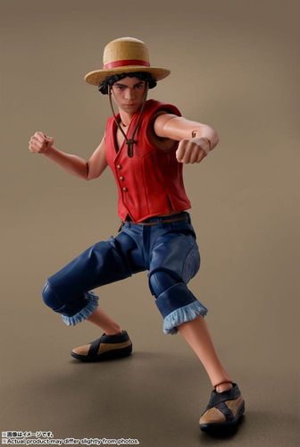 One PieceFigura S.H. Figuarts Monkey D. Luffy (Netflix) 14 cm - Imagen 2