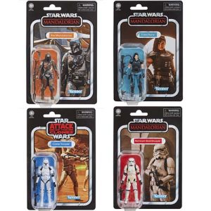 Pack 4 Figuras The Mandalorian Vintage Star Wars