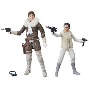 Figura Leia y Han Solo Hoth Black Series Convention Exclusive 15 cm