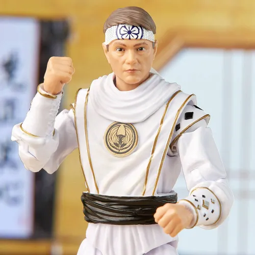 Power Rangers Lightning Collection Mighty Morphin X Cobra Kai Daniel LaRusso Morphed White Crane Ranger - Imagen 10