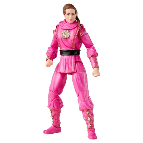 Power Rangers x Cobra Kai Ligtning Collection Figura Morphed Samantha LaRusso Pink Mantis Ranger - Imagen 3