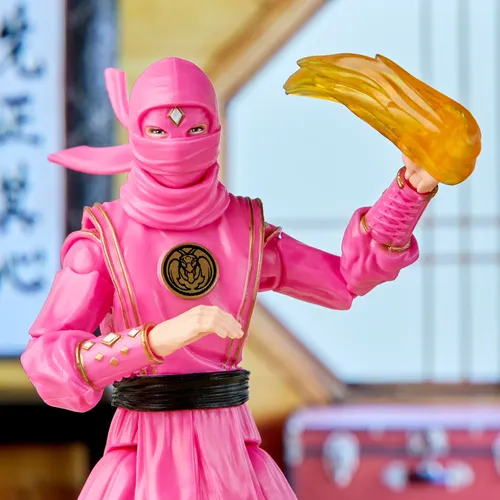 Power Rangers x Cobra Kai Ligtning Collection Figura Morphed Samantha LaRusso Pink Mantis Ranger - Imagen 12
