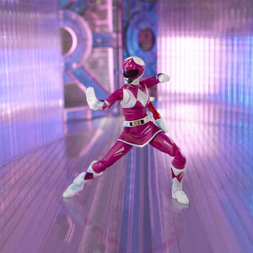 Power Rangers Lightning Collection Cel-Shaded Mighty Morphin Pink Ranger - Imagen 3