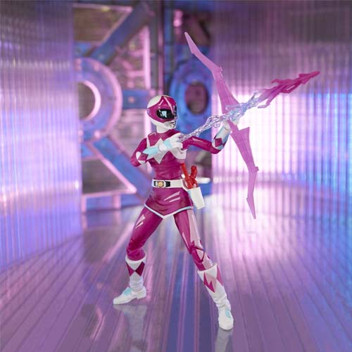 Power Rangers Lightning Collection Cel-Shaded Mighty Morphin Pink Ranger - Imagen 4