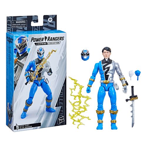 Power Rangers Lightning Collection Dino Fury Blue Ranger - Imagen 6