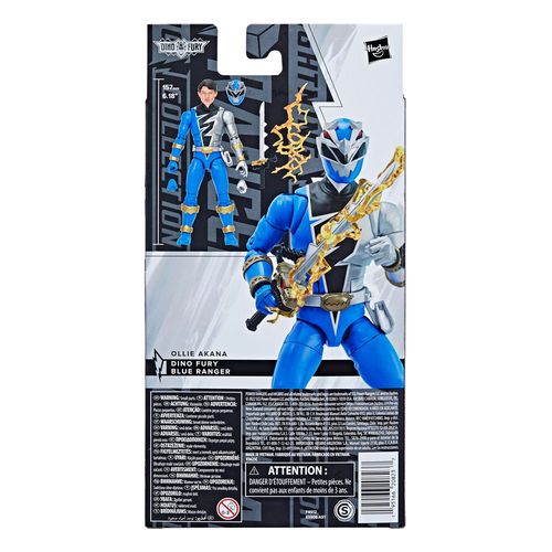 Power Rangers Lightning Collection Dino Fury Blue Ranger - Imagen 7