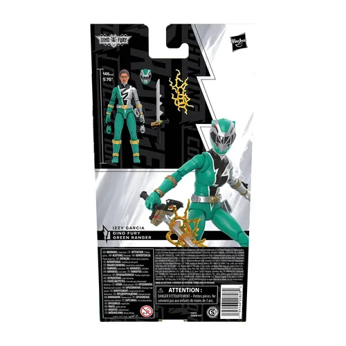 Power Rangers Lightning Collection Dino Fury Green Ranger - Imagen 2