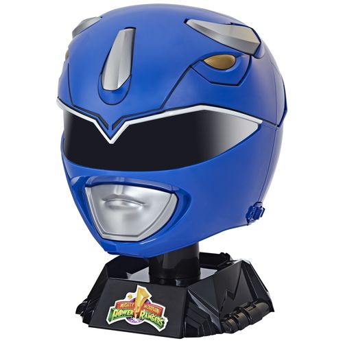 Power Rangers Lightning Collection Mighty Morphin Blue Ranger Helmet - Imagen 2