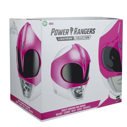 Power Rangers Lightning Collection Mighty Morphin Pink Helmet - Imagen 3