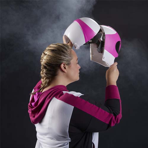 Power Rangers Lightning Collection Mighty Morphin Pink Helmet - Imagen 4