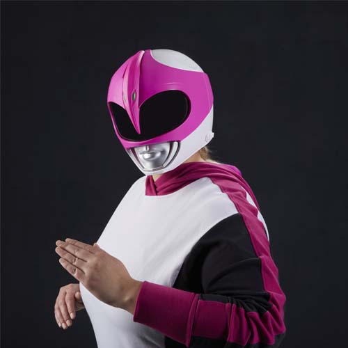 Power Rangers Lightning Collection Mighty Morphin Pink Helmet - Imagen 6