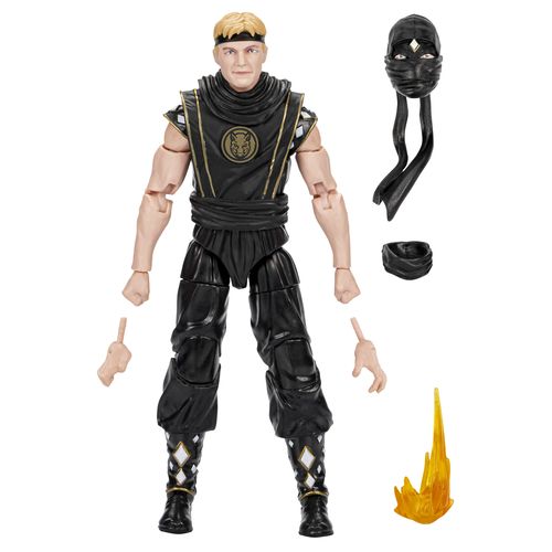Power Rangers Lightning Collection Mighty Morphin X Cobra Kai Johnny Lawrence Morphed Black Boar Ranger - Imagen 2