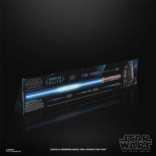 Star Wars The Black Series Leia Organa Force FX Elite Lightsaber - Imagen 3
