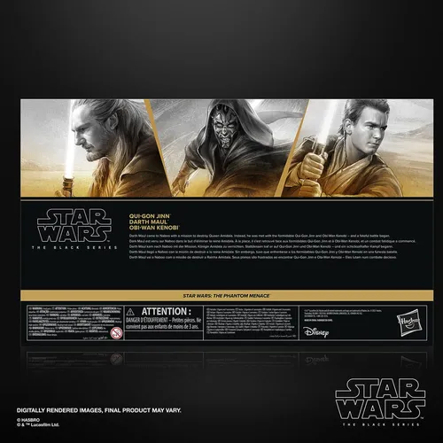 Star Wars The Black Series Star Wars: The Phantom Menace 3-Pack - Imagen 10
