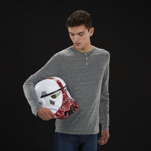 Star Wars The Black Series Incinerator Stormtrooper Premium Electronic Helmet - Imagen 6