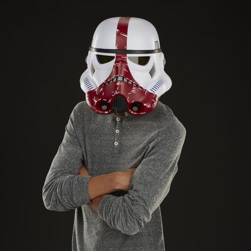 Star Wars The Black Series Incinerator Stormtrooper Premium Electronic Helmet - Imagen 4