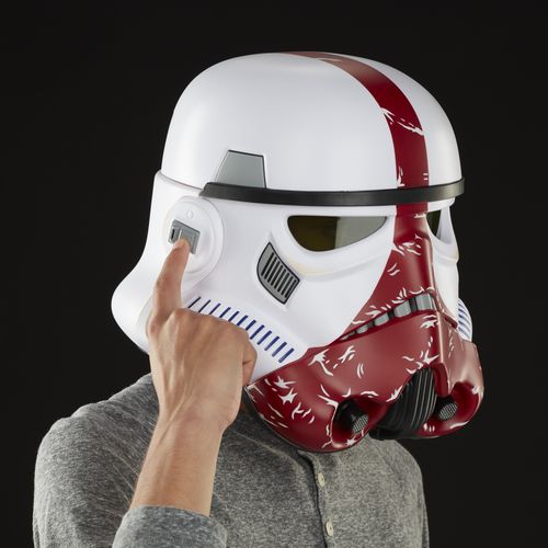 Star Wars The Black Series Incinerator Stormtrooper Premium Electronic Helmet - Imagen 11