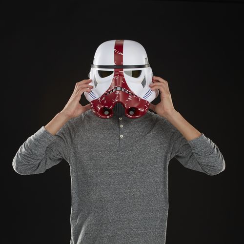 Star Wars The Black Series Incinerator Stormtrooper Premium Electronic Helmet - Imagen 10