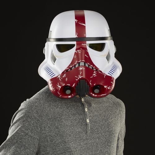 Star Wars The Black Series Incinerator Stormtrooper Premium Electronic Helmet - Imagen 9