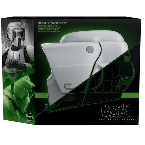 Star Wars The Black Series Scout Trooper Premium Electronic Helmet - Imagen 2