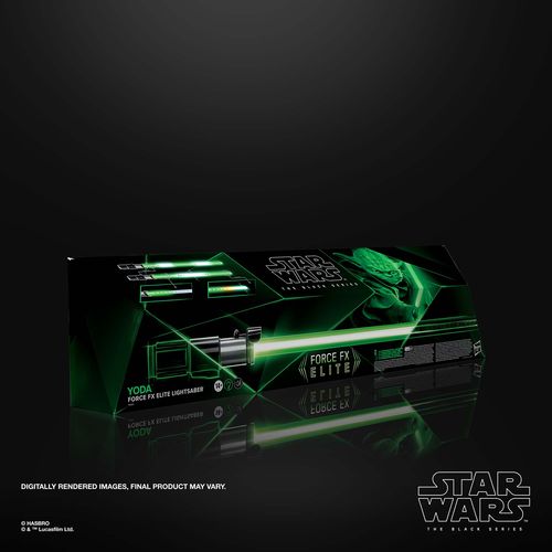 Star Wars The Black Series Yoda Force FX Black Series Lightsaber - Imagen 10