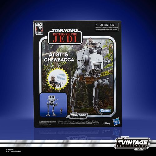 Star Wars The Vintage Collection AT-ST and Chewbacca 40th