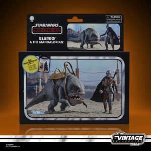Star Wars The Vintage Collection Blurrg and The Mandalorian