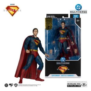 Superman (2025) DC Multiverse Figura Superman (Battle Damaged) (Gold Label) 18 cm