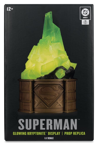 Superman DC Direct Réplica 1/1 Kryptonite Display (Gold Label) 18 cm