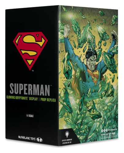 Superman DC Direct Réplica 1/1 Kryptonite Display (Gold Label) 18 cm - Imagen 4