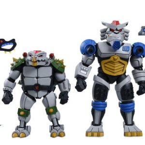 Teenage Mutant Ninja Turtles (1987 Cartoon) Pack de 2 Figuras Robo Tokka and Rahzar 18 cm