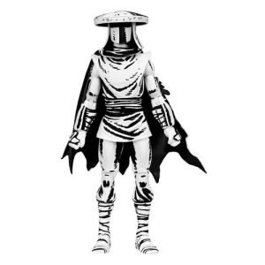 Teenage Mutant Ninja Turtles Figura Elite Foot Ninja Guard Black & White 18 cm