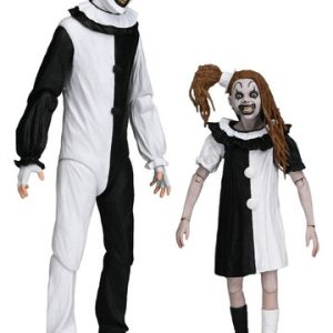 Terrifier 2 2 pack Figuras Ultimate Art the Clown & Little Pale Girl 18 cm