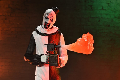 Terrifier 2 2 pack Figuras Ultimate Art the Clown & Little Pale Girl 18 cm - Imagen 15