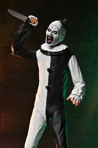 Terrifier 2 2 pack Figuras Ultimate Art the Clown & Little Pale Girl 18 cm - Imagen 8