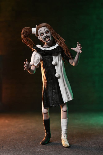 Terrifier 2 2 pack Figuras Ultimate Art the Clown & Little Pale Girl 18 cm - Imagen 4