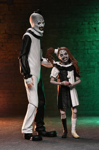 Terrifier 2 2 pack Figuras Ultimate Art the Clown & Little Pale Girl 18 cm - Imagen 19