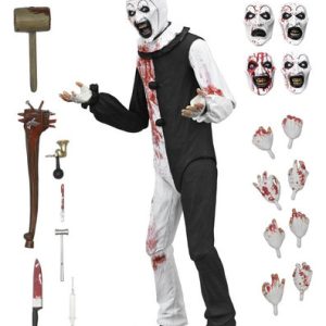 Terrifier 2 Ultimate Figura Art the Clown (Blood Splattered) 18 cm