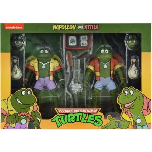 Tortugas Ninja Pack de 2 Figuras Napoleon & Atilla Frog 18 cm
