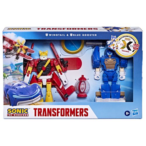 Transformers Collaborative Sonic the Hedgehog x Transformers Wingtail and Blue Booster - Imagen 5