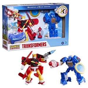 Transformers Collaborative Sonic the Hedgehog x Transformers Wingtail and Blue Booster