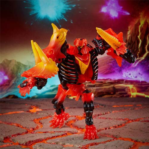 Transformers Generations WfC Deluxe WFC-K39 Tricranius Beast Power Fire Blasts - Imagen 4