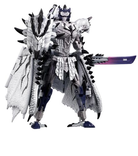 Transformers Takara Tomy Monster Hunter Silver Rathalos Prime