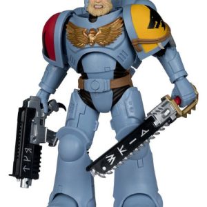 Warhammer 40,000 Figura Grey Hunter (Space Wolves) 18 cm