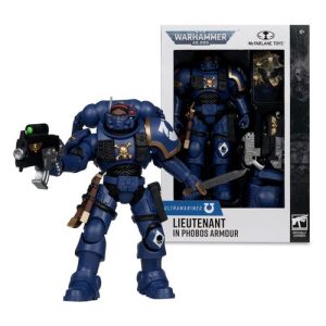 Warhammer 40,000 Figura Lieutenant in Phobos Armor (Ultramarines) 18 cm