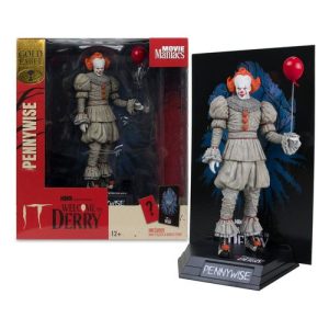 Welcome to Derry Estatua PVC Movie Maniacs Pennywise (Gold Label) 16 cm